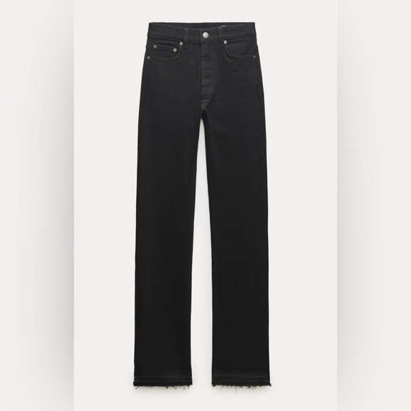 NWT ZARA SLIM JEANS WITH A HIGH WAIST ZW COLLECTION - Picture 2 of 3